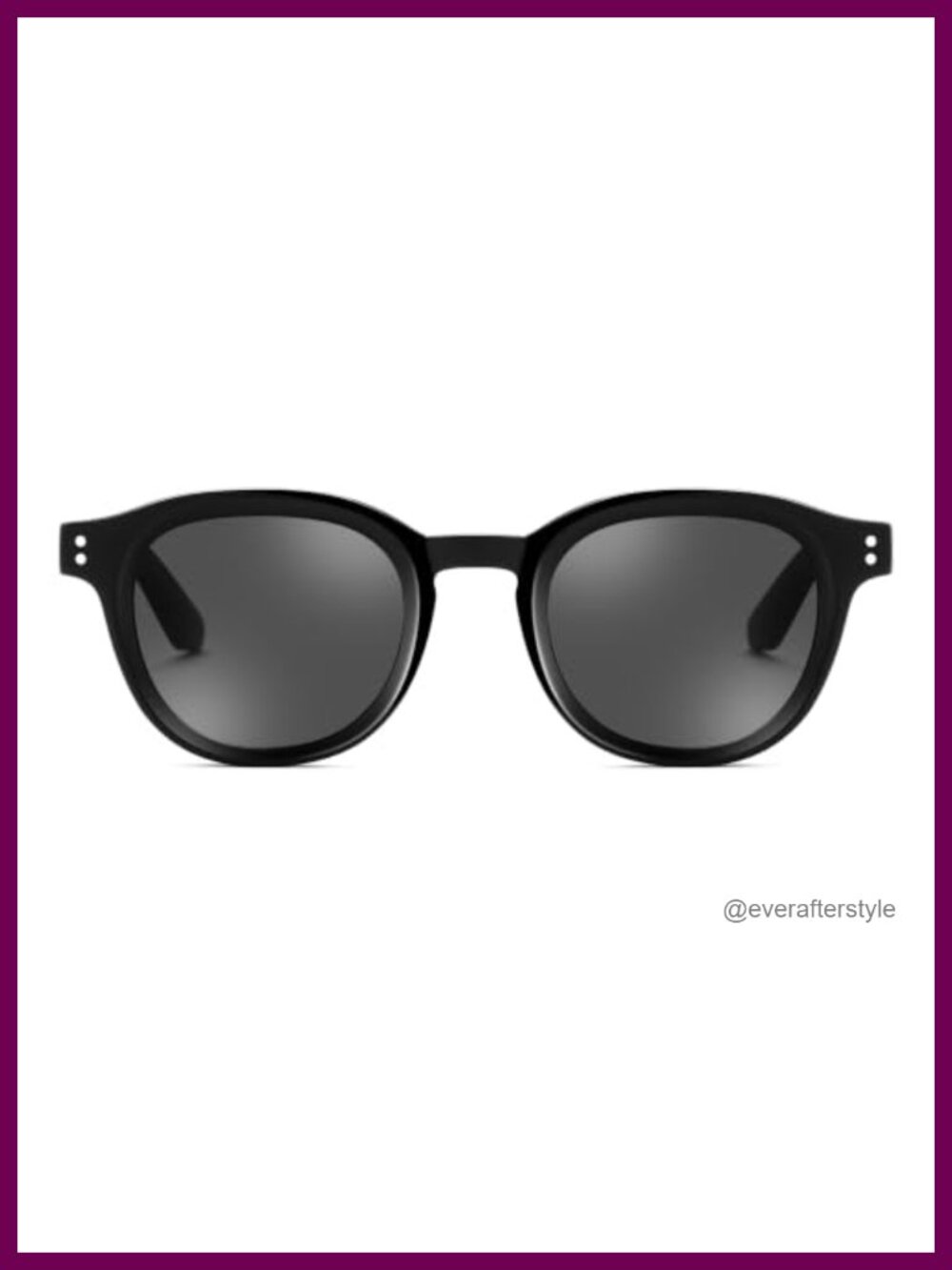 Retro Round Sunglasses UV400 Full-Frame Plastic Lightweight Adults